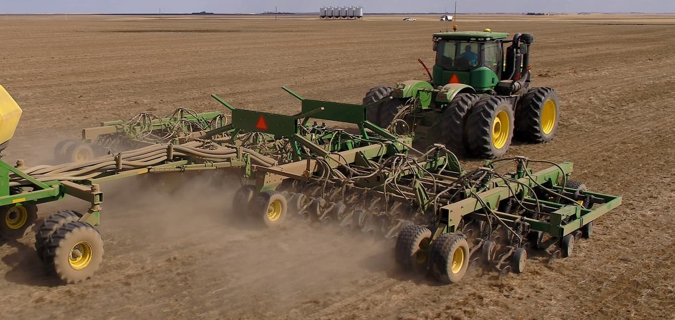 Top background of drill